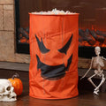 Large Halloween Candy Bucket - 24x14 Inch Pumpkin Ghost Design Trick-or-Treat