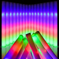 58 PCS LED Foam Glow Sticks Bulk - Colorful Flashing Neon Party Favors for Birthday Wedding Carnival