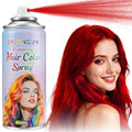 Red Hair Spray - Instant Color, Washable, Large Capacity, Skin Friendly - Variation: Red
