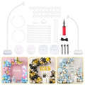 Half Balloon Arch Stand with Base - 8.2FT & 6FT DIY Balloon Decor Kit