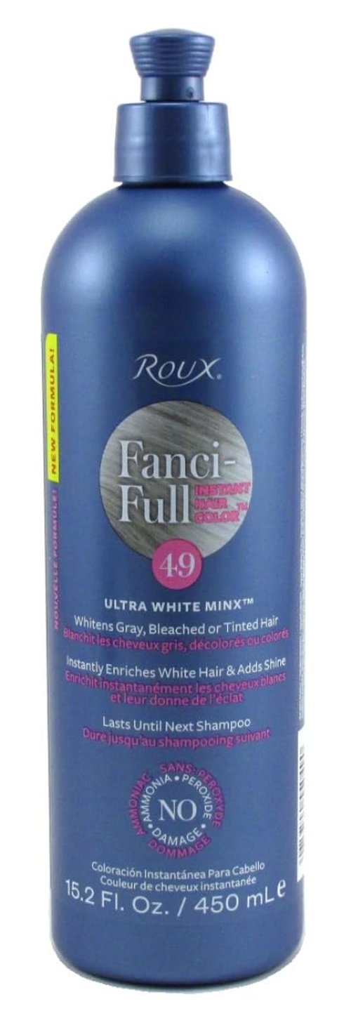 Roux Fanci-Full Rinse #49 Ultra White Minx 15.2 Ounce (Pack of 3)