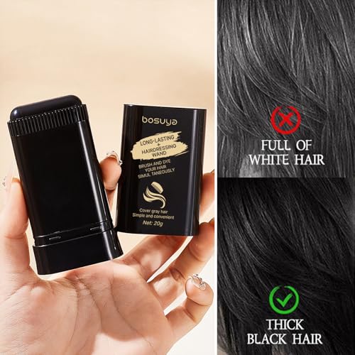 Temporary Hair Color Stick Brownish Black with Variation of 1 Pack