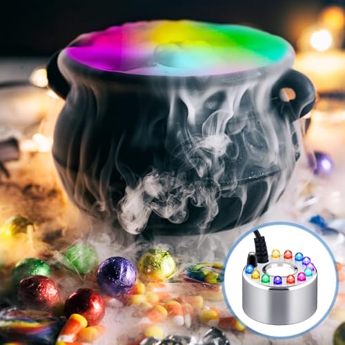 Maitys Mist Maker Fogger Set of 2 Halloween Fog Machines with Adjustable Effect