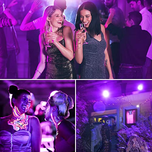 30W Waterproof Outdoor UV Black Light Flood Light for Glow Parties and Halloween