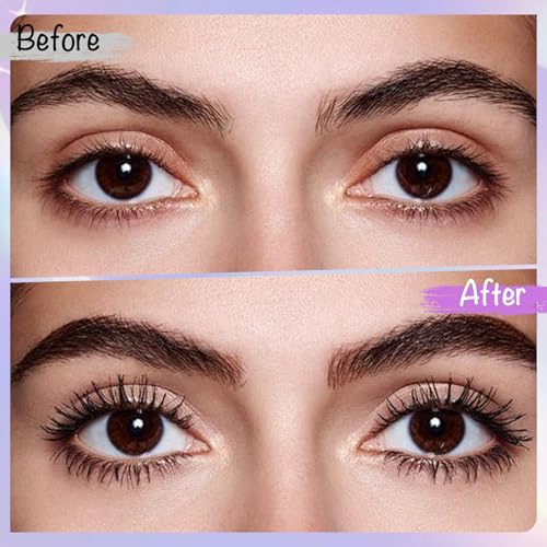 Fluffy Crisscross-W-5 Wispy False Eyelashes - Natural D Curl 3D Volume, Reusable Cat Eye Makeup Pack