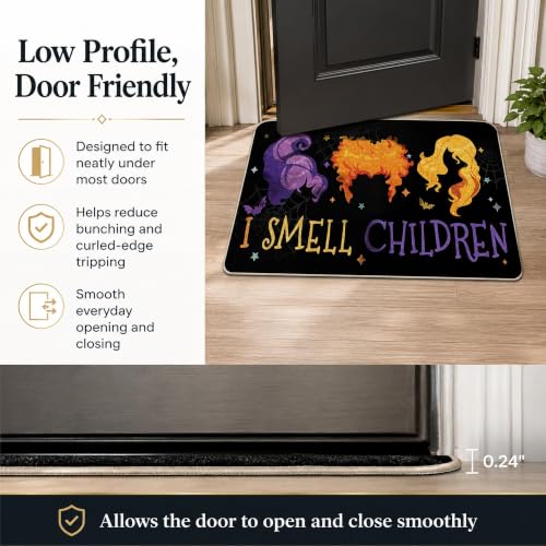 Halloween Door Mat 2'8" x 4' I Smell Children Front Entrance Rug - Non-Slip