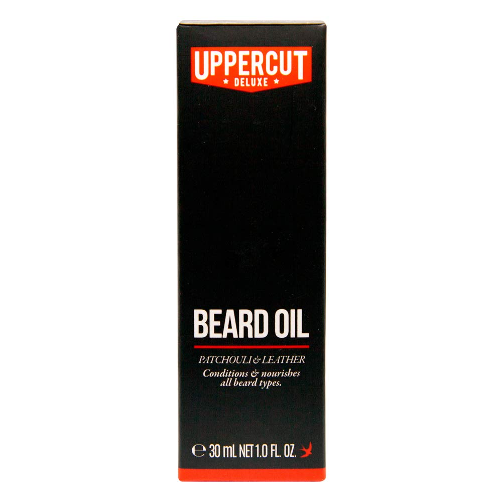 Uppercut Deluxe Beard Oil - Lightweight Non-Greasy Conditioner with Argan & Jojoba Oils | 1 fl oz