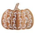 Pumpkin Shaped Acacia Wood Cutting & Serving Board - Autumn Decor