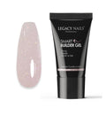 LEGACY NAILS SMART BUILDER GEL 1oz - Odor-Less, Full-Color Coverage, Advanced Viscosity Formula, Perfect for Sculpting Nail Extensions (Coton Candy)