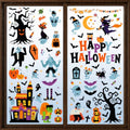 Halloween Window Cling Stickers - 9 Sheets Halloween Decorations - Actilize