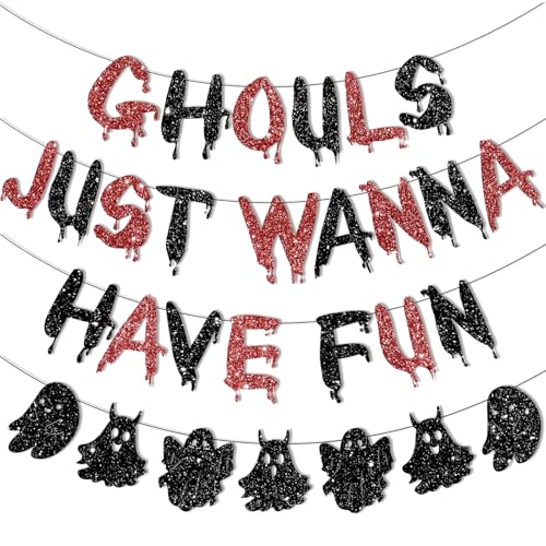Halloween Witch Party Decorations Banner & Hanging Swirls Set