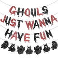Halloween Witch Party Decorations Banner & Hanging Swirls Set