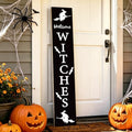 Halloween Porch Sign Outdoor Wooden Halloween Decorations 46.8 Inch