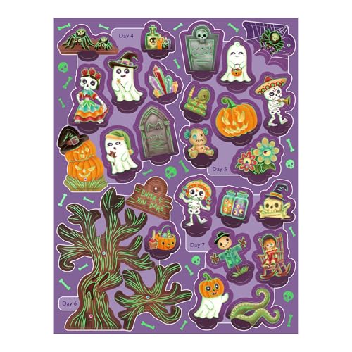 Halloween Countdown Calendar - 3D Pop Up Table Centerpiece for Kids & Adults