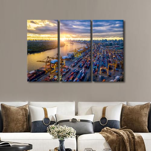 Shipping Container Wall Art Canvas Prints - 42x28 Inches Variation of THIS Listing