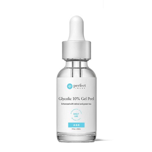 Glycolic Gel Peel - 10% Strength with Retinol & Green Tea Extract for Radiant Skin