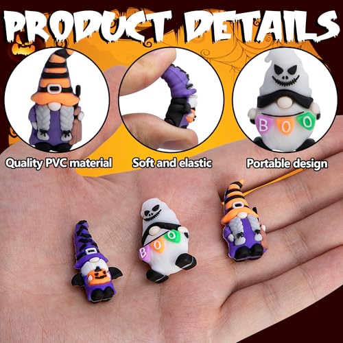Halloween Mini Gnome Figurines Set - 30 Pcs Spooky Table Decorations - Variation of THIS listing