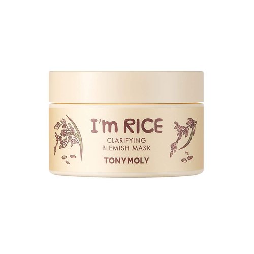TONYMOLY I'm Rice Clarifying Clay Mask - Detoxifies & Soothes Irritated Skin | 100ml