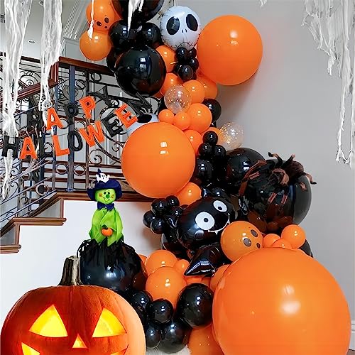 Orange Balloon Garland Arch Kit - 150pcs 4 Sizes for Party & Celebration - Variation: Orange