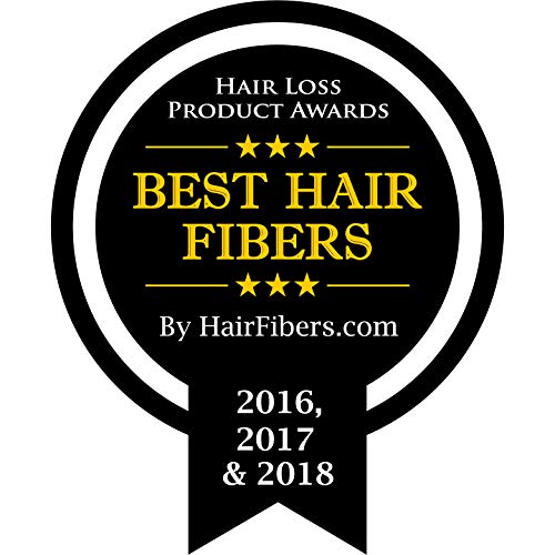 INFINITY Hair Fibers Black for Thinning Hair for Women & Men - 100% Undetectable Hair Building Fiber Powder - Conceal Hair Loss in 15 Seconds, 30g
