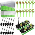 Halloween Zombie Hands Cake Decor Set - Green, 24 Pcs Cake Toppers & Supplies