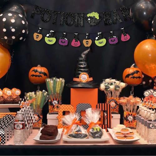 Halloween Potion Bar Banner Party Decorations - Multicolor 4