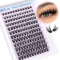 F-Spiky Lash Clusters Wispy False Eyelash Extensions 10-18mm Natural Look 144Pcs