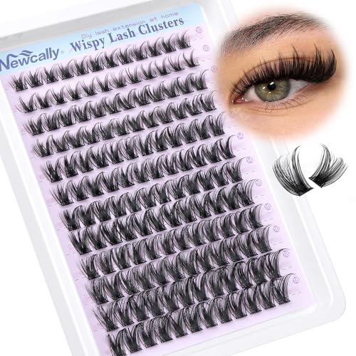 F-Spiky Lash Clusters Wispy False Eyelash Extensions 10-18mm Natural Look 144Pcs