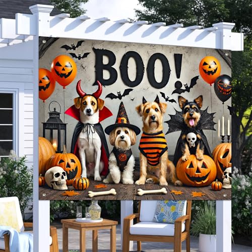 Halloween Backdrop Banner Pet Costume Scene 8x6ft - Variation of THIS listing #8
