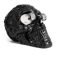 Skull Salt & Pepper Shaker Set - Halloween Kitchen Decor, Ceramic Spice Organizer