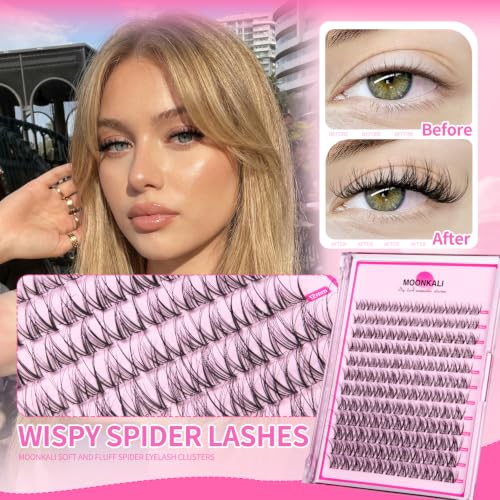 Spider Lash Clusters Wispy Curly 10-16MM - Reusable Faux Lashes - Variation of LASH-Spider