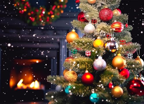 Mini Christmas Tree Ornaments Set - 24 Tiny Gift Box Decorations for Holiday Tree & Party
