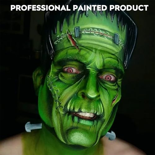 Green Face Paint Stick - Cream-Based Body Paint, 1.06 Oz, Long Lasting & High Pigment