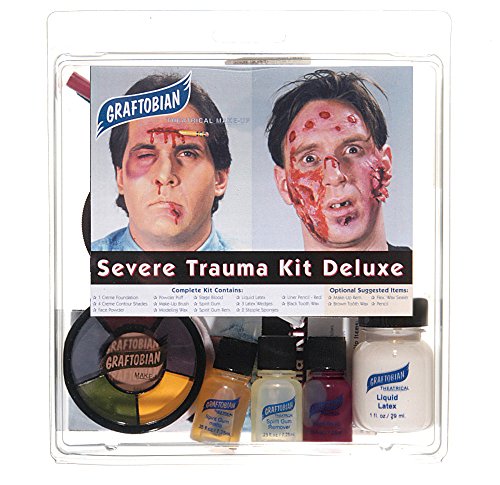 Severe Trauma Special Effects Makeup Kit for Realistic Wounds & Burns