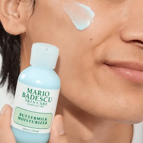 Mario Badescu Buttermilk Face Moisturizer - Lactic Acid & Thyme Extract for Dry/Combination Skin | 2 Fl Oz