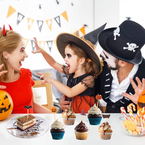 Halloween Cocktail Picks 70 Pcs Food Skewers for Party Decor - 4.7 Inch
