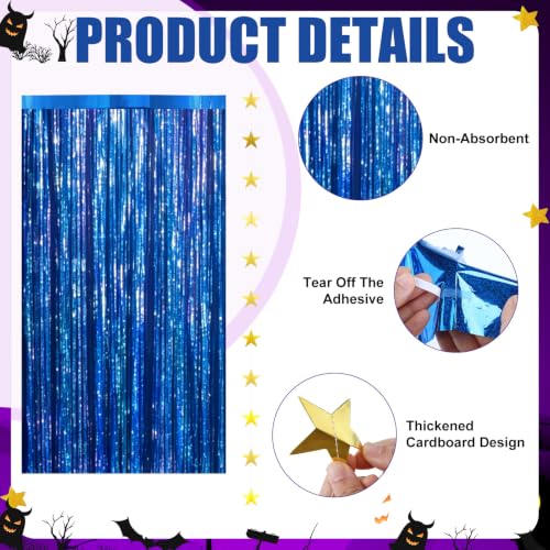 Halloween Balloon Garland Kit with Banner & Tinsel Backdrop - Spooky Party Decorations