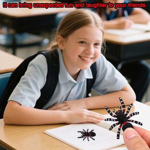 Wandering Spider 3D Refrigerator Magnet Set - Realistic Magnetic Spiders