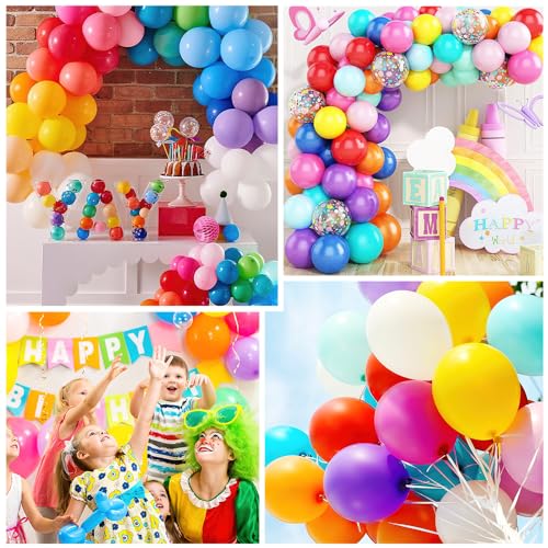 Black, Red & Gold Balloons Balloon Arch Kit 60PCS 12in for Halloween & Parties - GuavaGlide