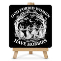 Gothic Witch Decor Wooden Sign WS70 Halloween Witchy Home Office Tabletop Gift