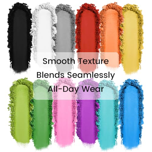 Colorful Eyeshadow Palette with 12 Vibrant Shades - Variation 08