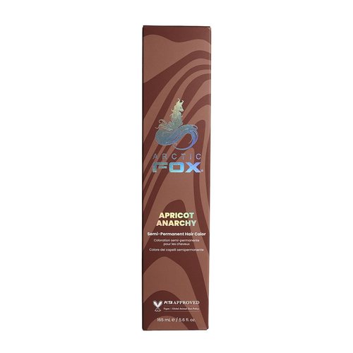Arctic Fox Semi-Permanent Hair Dye - Apricot Anarchy | Vegan, Cruelty-Free, Ammonia-Free - 5.6 fl oz
