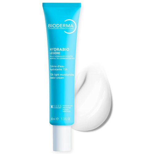 Bioderma Hydrabio Face Cream - Lightweight Gel Moisturizer for Radiant, Sensitive Skin | 1.33 Fl Oz