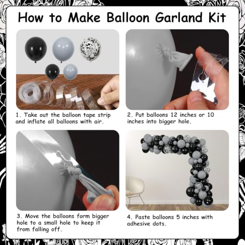 Gothic Bride or Die Bachelorette Party Decoration All-in-One Kit