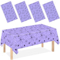 Halloween Spiderweb Plastic Tablecloth - Purple, 4 Pack, 137x274cm - Variation of THIS listing