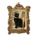Bronze Gold Vintage 4x6 Picture Frame for Wall & Tabletop Display - Classic Antique Frame with Mat