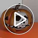 Halloween Resin Jack O Lantern Figurine - Outdoor & Indoor Pumpkin Decor