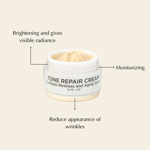 EPILYNX Tone Repair Moisturizer For Dark Spots on Face - Gluten Free, Vegan for Sensitive Skin by Dr. Liia