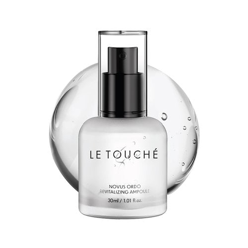 Le Touche Novus Ordo, NAD+ Ingredients, Revolutionary Korean Skincare Solution, Revitalizing Ampoule serum, NAD healthy aging, Elastic, Moisturing and Glowing Skin, Authentic K-beauty, 1.01 fl oz