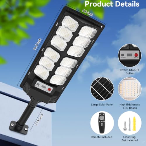 2-Pack Solar Black Lights Outdoor Waterproof UV Flood Lights with Remote & Motion Sensor